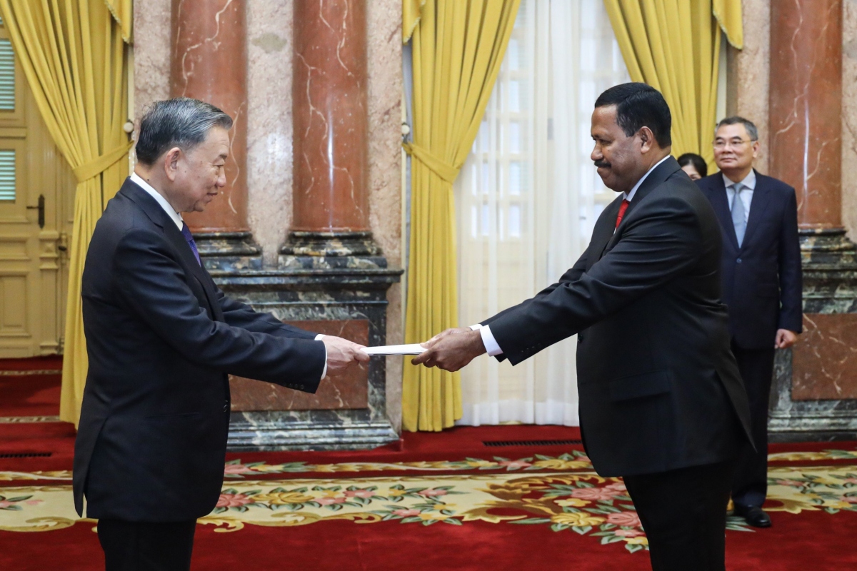 Chủ tịch nước Tô Lâm tiếp các Đại sứ trình quốc thư